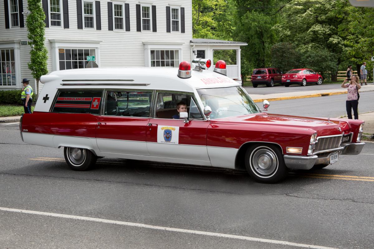 Memorial Day Parade 2016 - VIntage ambulance parked
